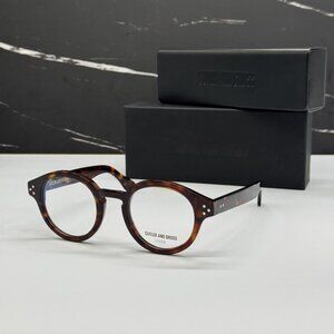 NEW CUTLER AND GROSS CG1291V2 002 EYEGLASSES HAVANA UNISEX EYEWEAR